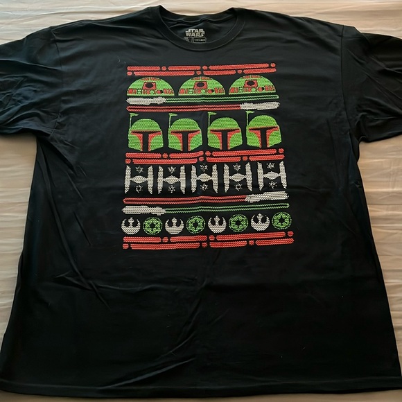 Star Wars Novelty Christmas XXL Tshirt - Picture 1 of 1